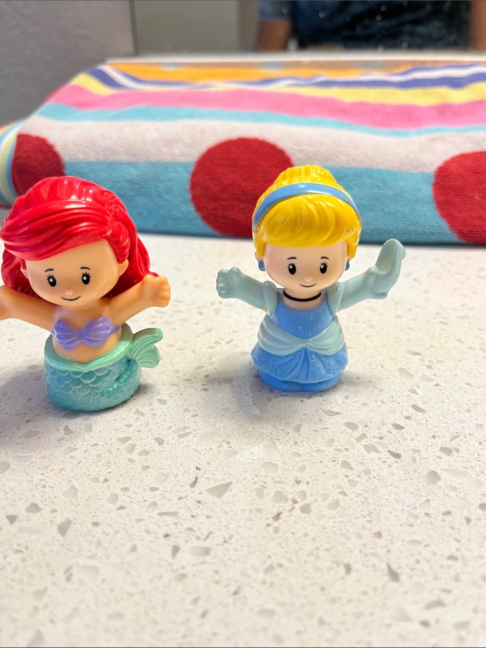Little people Princess Cinderella and little mermaid figures